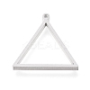 Tarnish Resistant 304 Stainless Steel Open Back Bezel Pendants STAS-K208-03P-1