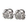304 Stainless Steel Cabochon Settings STAS-P406-07P-1