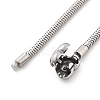 304 Stainless Steel Bracelets BJEW-M079-01P-05-3