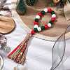 Wooden Beads Napkin Rings HJEW-JM02149-2