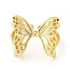 Brass Open Cuff Rings RJEW-I100-02G-2