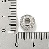 Rack Plating Brass Micro Pave Cubic Zirconia Beads KK-B091-03P-01-3