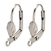 Non-Tarnish 304 Stainless Steel Leverback Earring Findings STAS-P360-02C-P-1