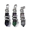 Natural Fluorite Pendants G-A241-01P-06-1