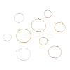 Brass Wine Glass Charm Rings KK-CD0001-05-5
