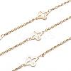 Ion Plating(IP) 304 Stainless Steel Clover Link Cable Chains STAS-P254-10G-1