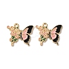 Alloy Enamel Pendants FIND-H051-01B-G-1