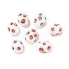 Handmade Lampwork Bumpy Beads LAMP-U004-04A-1