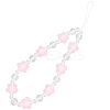 Plastic Beaded Mobile Phone Lanyard Wrist Strap AJEW-WH20010-63A-1