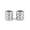 Tarnish Resistant 201 Stainless Steel Column Beads STAS-Q176-01-4