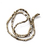 Electroplated Natural Lava Rock Beads Strands G-A256-B01-01D-3