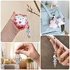 32Pcs 8 Styles Synthetic Turquoise Beads & Alloy Sea Animal Pendant Decorations HJEW-CA00068-7