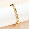 304 Stainless Steel Figaro Chain Bracelets for Women BJEW-Z143-06G-3