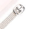 Alloy Full Crystal Rhinestone Belt Anklets for Women FS-WG26718-01-3