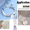 52Pcs 26 Style Natural Freshwater Shell Pendants SHEL-PH0001-21-4