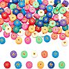 5 Strands Handmade Polymer Clay Beads Strands CLAY-NB0001-46-1