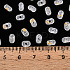 Gradient Color Transparent Frosted Acrylic Beads X1-OACR-M023-06J-4
