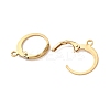 Ion Plating(IP) 304 Stainless Steel Leverback Earring Findings STAS-E103-06G-2