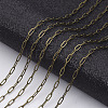 Brass Paperclip Chains X-CHC-S008-001D-AB-3