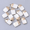Electroplate Freshwater Shell Pendants SHEL-S276-62A-1