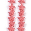 Synthetic Coral Dyed Carved Beads Strands X-CORA-K009-06A-08-1