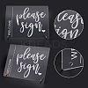2Pcs Custom Word Acrylic Display Holder AJEW-FH0001-77-2