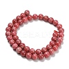 Natural Thulite Beads Strands G-C280-B17-8mm-3