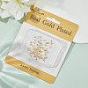 60Pcs 4 Styles Brass Peg Bails Pin Charms KK-BBC0022-87-6