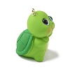 Tortoise Opaque Resin Pendants RESI-Z035-01P-02-2