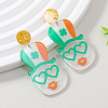 Christmas Acrylic Human Stud Earrings RD9723-8-1