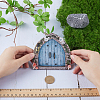 Wooden Fairy Door Sculpture DIY-WH0430-364-3