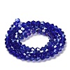 Transparent Electroplate Glass Beads Strands LS-GLAA-F029-2mm-A06-2