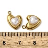 304 Stainless Steel Charms STAS-P406-11G-3