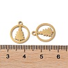 Ion Plating(IP) 304 Stainless Steel Charms STAS-F300-02G-3