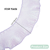 10M Iridescent Organza Pleated Lace Ribbon OCOR-HY0002-34C-2