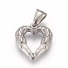 Non-Tarnish 304 Stainless Steel Pendants STAS-E449-26P-1