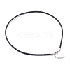 Braided Waxed Polyester Cord Necklaces Making NJEW-Z011-03P-C-1