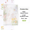 Flower Pattern Embroidered Polyester Tulle Lace Fabric DIY-WH0409-67-2