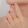 304 Stainless Steel Finger Rings X-RJEW-L129-02G-2