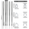 5Pcs Rubber Lanyard Straps DIY-GF0008-20-2