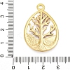 304 Stainless Steel Enamel Pendants STAS-S163-34G-02-3