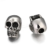 304 Stainless Steel European Beads STAS-F144-120AS-2