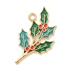Christmas Theme Alloy Enamel Pendants ENAM-I060-03A-1