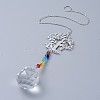 Crystals Chandelier Suncatchers Prisms Chakra Hanging Pendant LS-AJEW-I040-19P-1