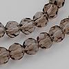 Transparent Glass Bead Strands GLAA-G013-4mm-63-3