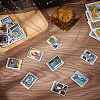 18Pcs 18 Style Printed Opaque Acrylic Pendants SACR-SC0001-24-4