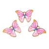 Light Gold Tone Alloy Enamel Pendants ENAM-M059-05KCG-02-3