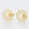 304 Stainless Steel Stud Earring Findings STAS-S079-34A-1