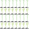32Pcs 2 Style Bean Sprout Plastic Alligator Hair Clips PHAR-CP0001-19-1
