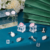 40Pcs 304 Stainless Steel Clip-on Earring Settings STAS-UN0044-03-2